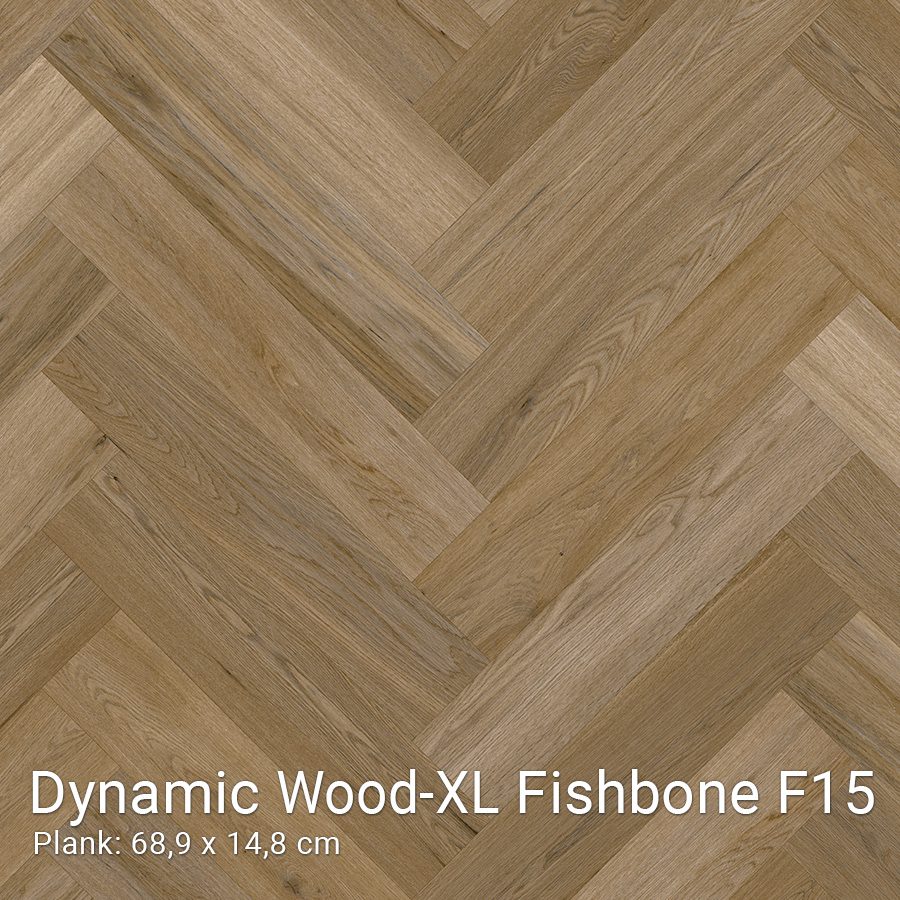 Dynamic wood Visgraad Intervloer vinyl vloer 1
