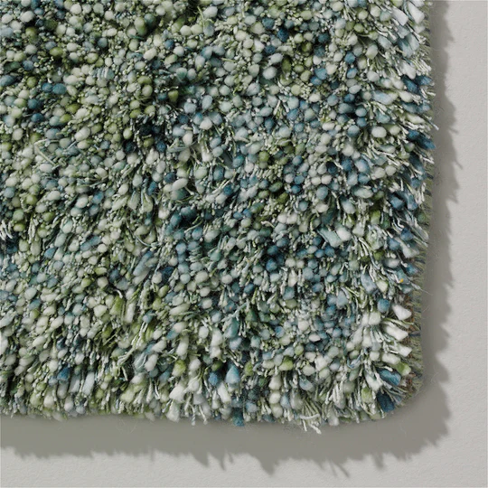 vloerkleed beside rugs blauw met groen